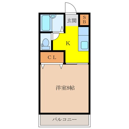 シャトレふじの物件間取画像